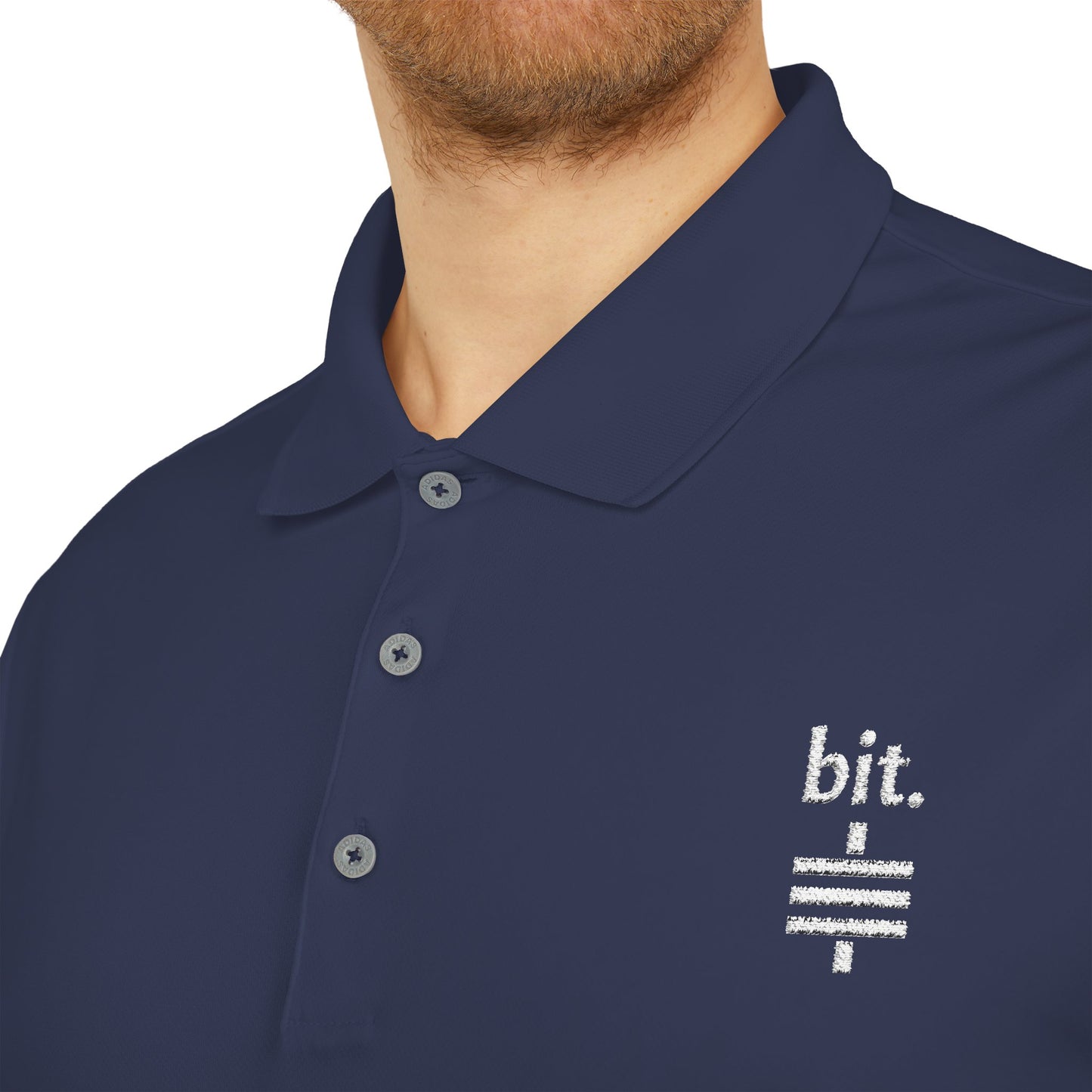 stay humble, stack sats adidas polo