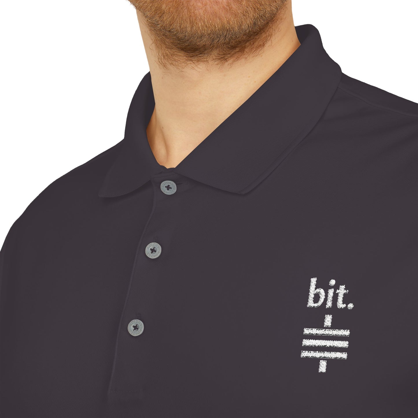 stay humble, stack sats adidas polo