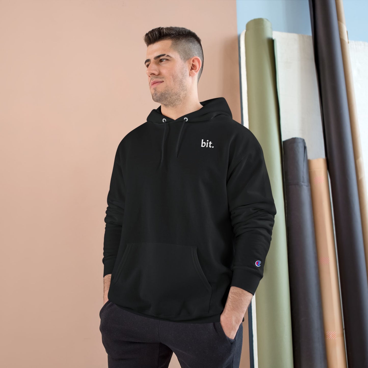 stay humble, stack sats. champion hoodie