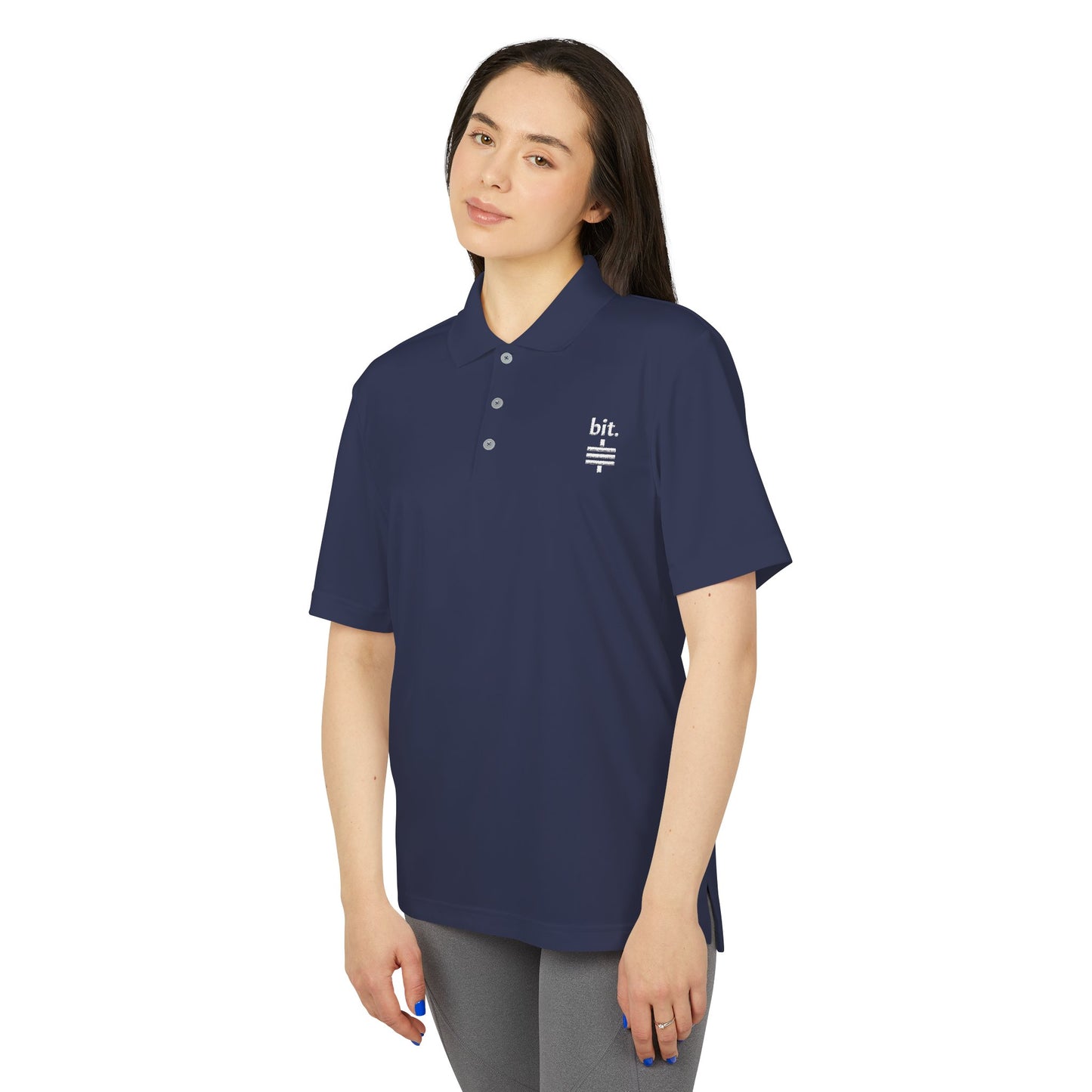 stay humble, stack sats adidas polo