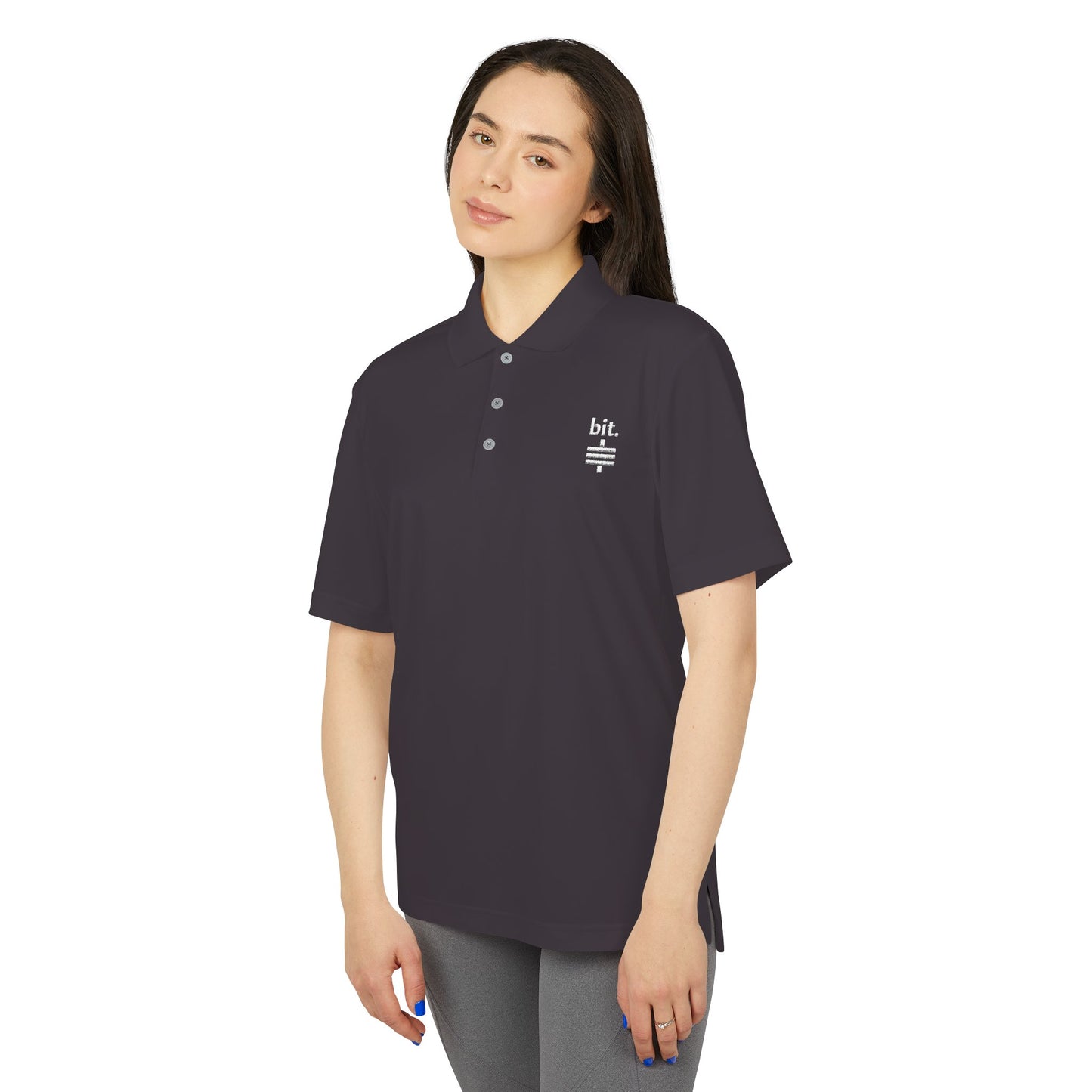 stay humble, stack sats adidas polo