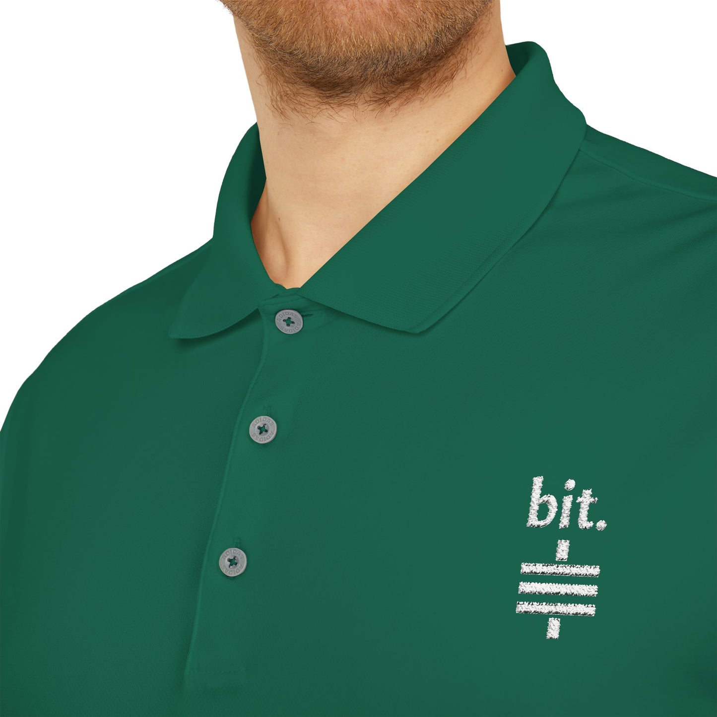 stay humble, stack sats adidas polo
