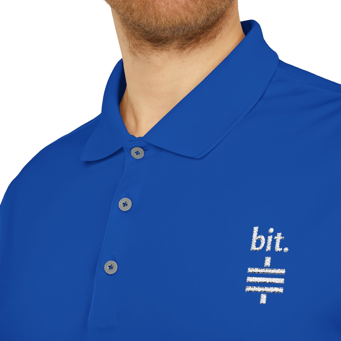 stay humble, stack sats adidas polo
