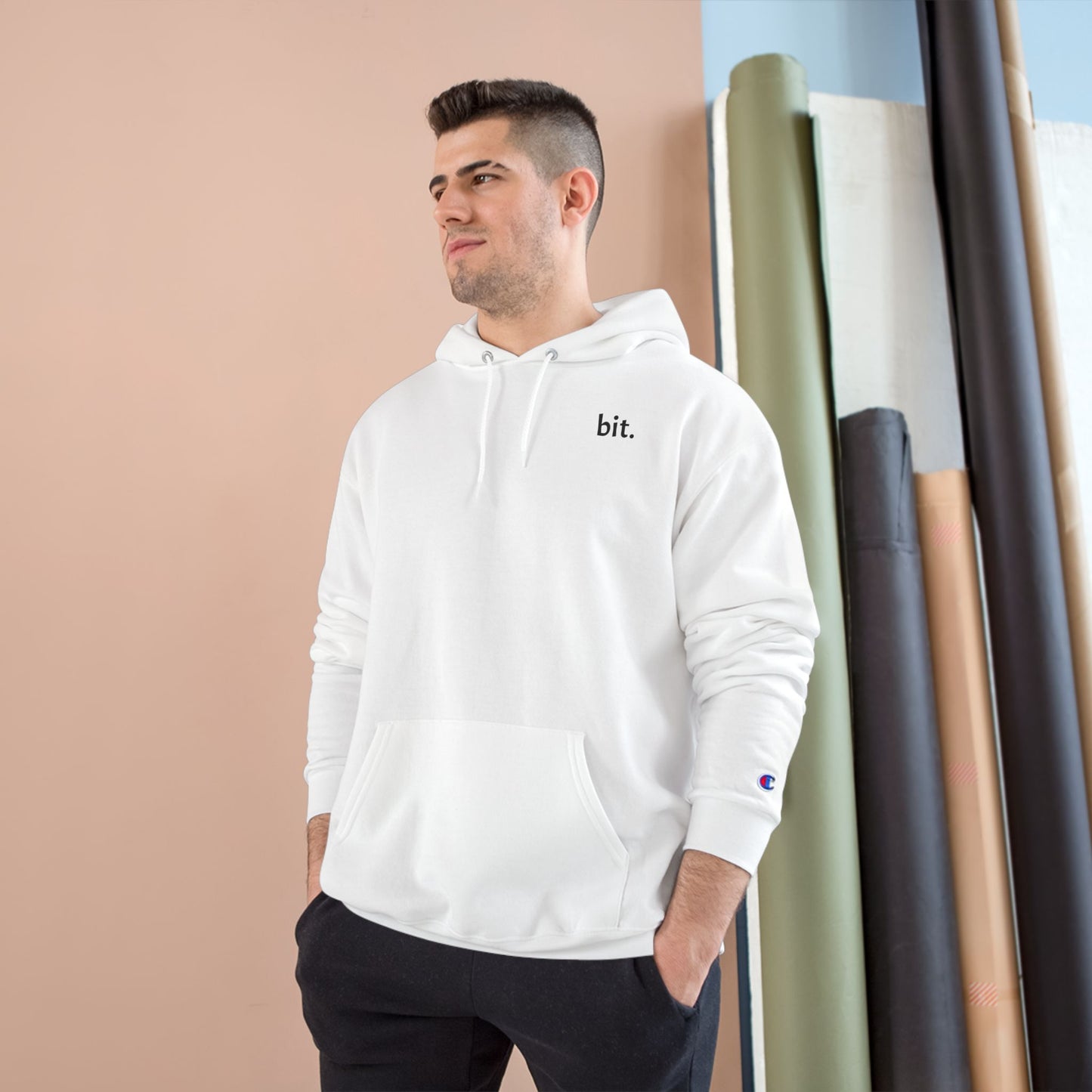 stay humble, stack sats. champion hoodie