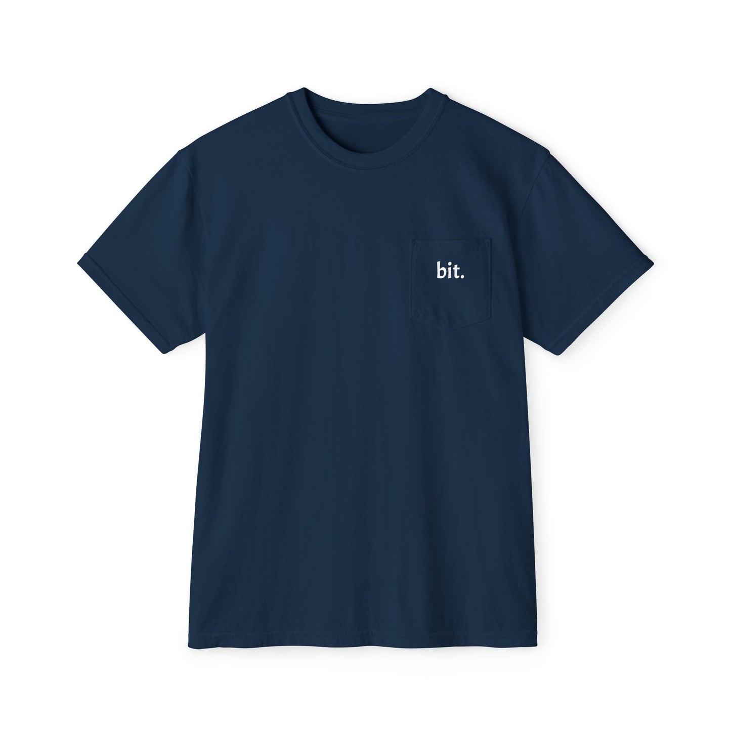 stay humble, stack sats. pocket t-shirt