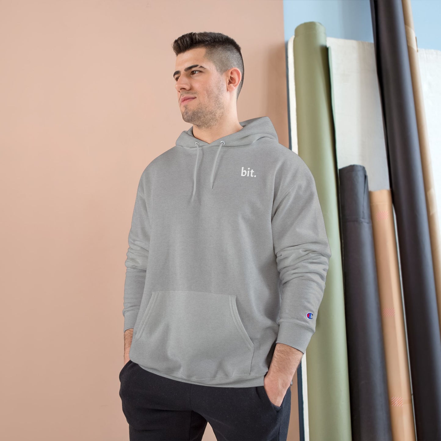 stay humble, stack sats. champion hoodie