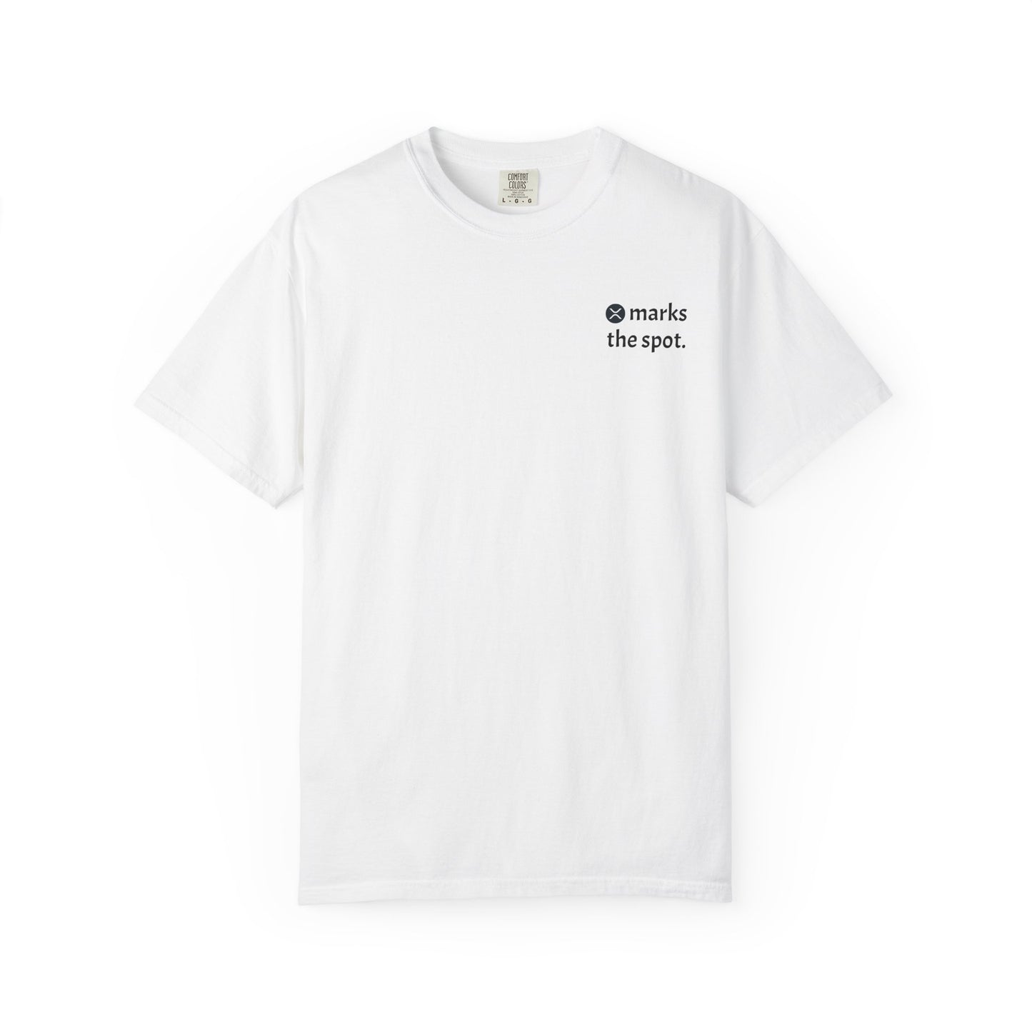 x marks the spot. t-shirt