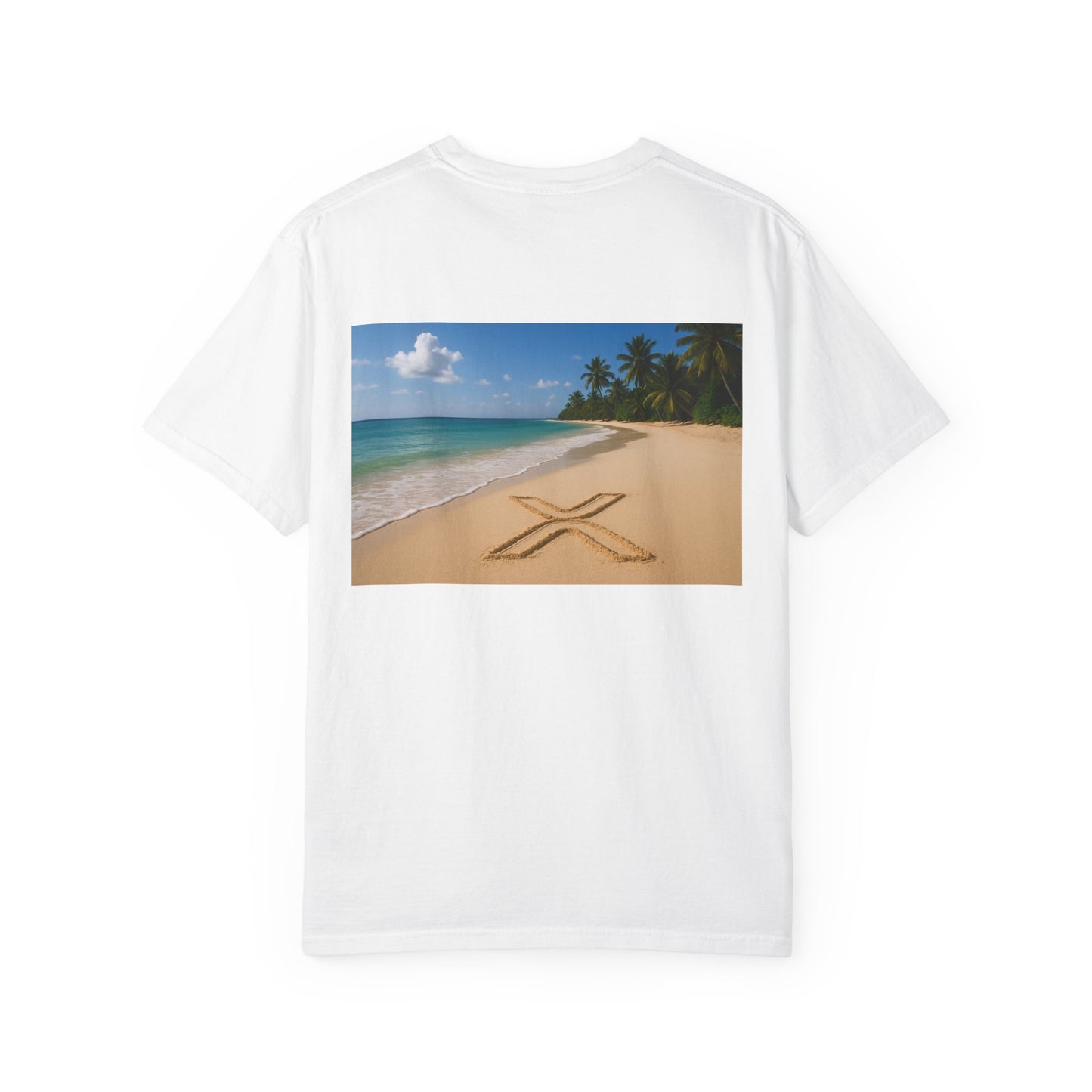 x marks the spot. t-shirt