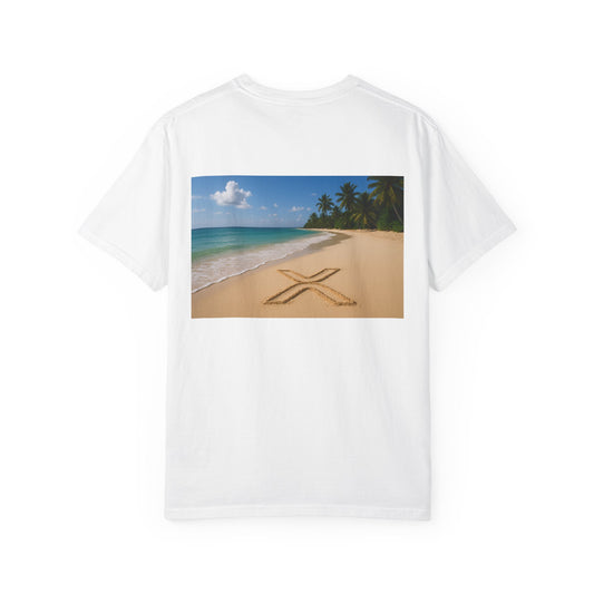 x marks the spot. t-shirt