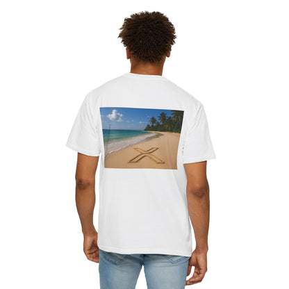 x marks the spot. t-shirt